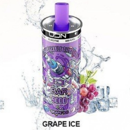 Электронная сигарета UDN BAR 9000 Grape Ice (УДН Бар Виноград)